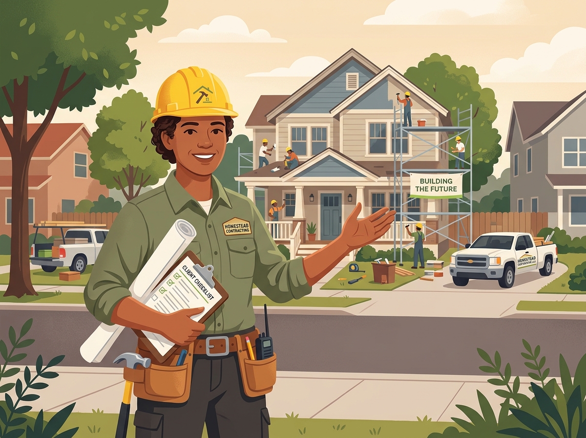 General Contractor — line illustration