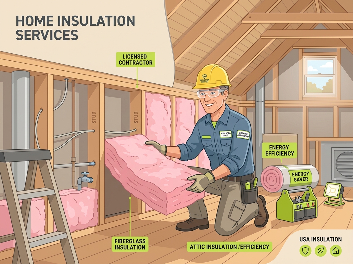 Insulation — line illustration